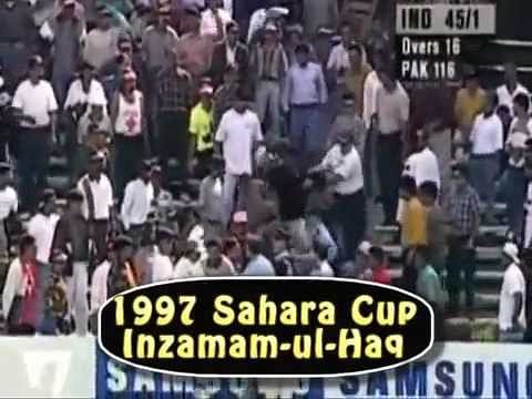 Video: Inzamam-ul-Haq gets involved in an ugly altercation with a fan