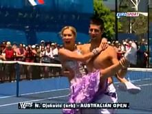 Video: Tennis is a funny game