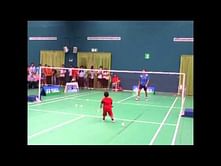 Video: Two-and-half-year old badminton player