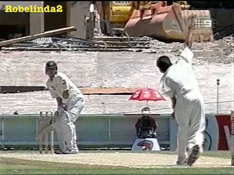 Video: Aggressive Agarkar injures Steve Waugh in two deliveries