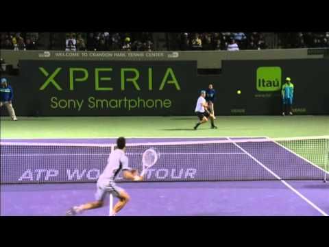 Video: Tommy Haas outsmarts Novak Djokovic