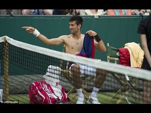 Video: Novak Djokovic and Grigor Dimitrov imitate Maria Sharapova