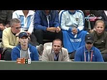Video: Roger Federer yells Shut Up
