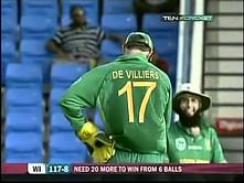 Video: Flood of errors in West Indies vs. South Africa ODI