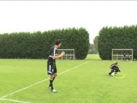 Video: Michael Ballack misfires in a target practice session