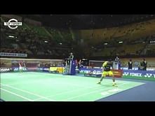 Video: Amazing trick shot winner by Lin Dan