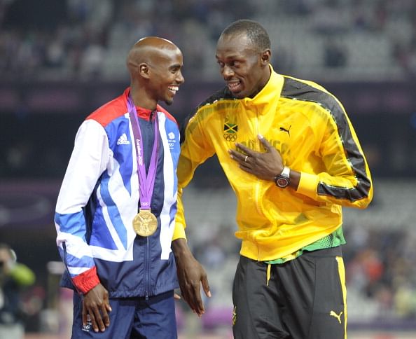 Usain Bolt accepts Mo Farah's challenge