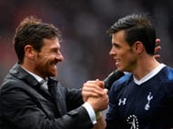 Spurs manager Andre Villas-Boas and Bale share a great bond. (Getty Images)