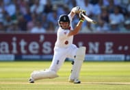Ian Bell of England hits out during day one of the 2nd Ashes Test at Lord's Cricket Ground on July 18, 2013 in London, England. (Getty Images)