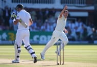 Peter Siddle of Australia celebrates the wicket of Kevin Pietersen of England during day two of the 2nd Ashes Test at Lord's Cricket Ground on July 19, 2013 in London, England. (Getty Images)