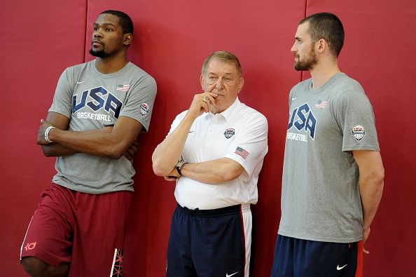 Durant, Love to stay in Team USA minicamp