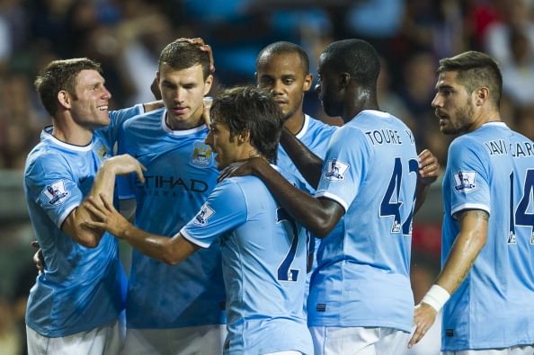 Manchester City win Barclays Asia Trophy