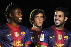 Cesc Fabregas will not leave Barcelona: Alex Song