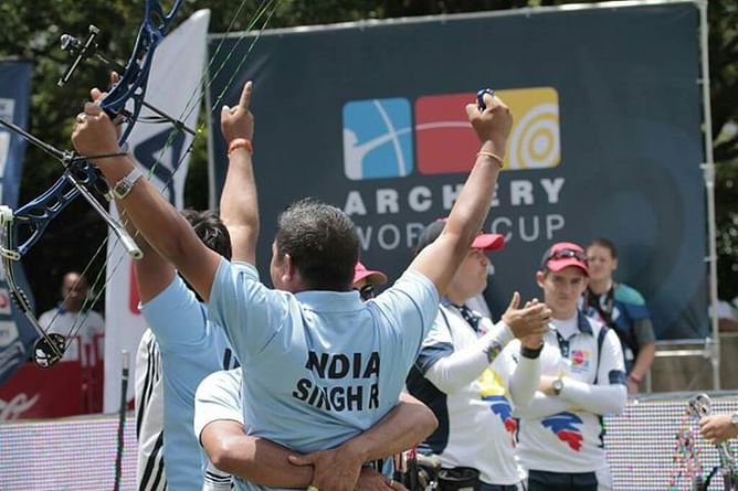 India men win bronze in compound event at Archery World Cup