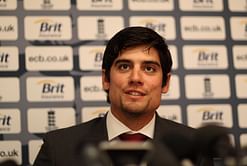 Girl faints, causing Alastair Cook to swear in press conference