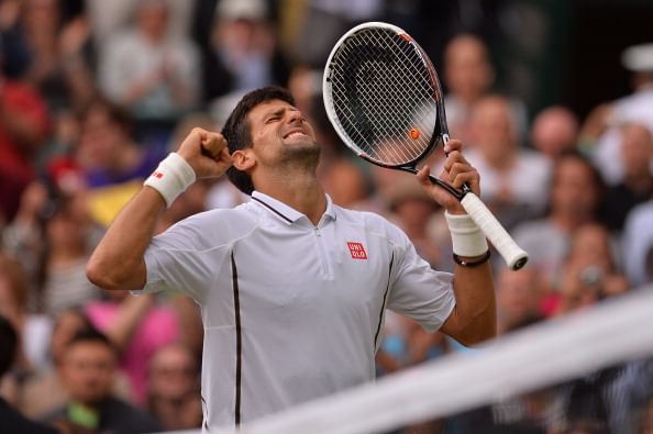 Djokovic strangles Berdych to reach the semi-finals
