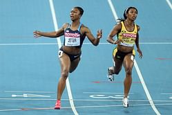 Fraser-Pryce, Jeter walk out of presser