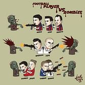 When our footballers crossed paths with zombies