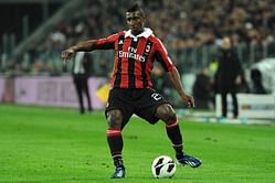 Milan midfielder Kevin Constant walks off the pitch after racial abuse