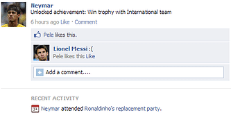 Fake FB Wall: Neymar celebrates Confederations Cup win over Spain