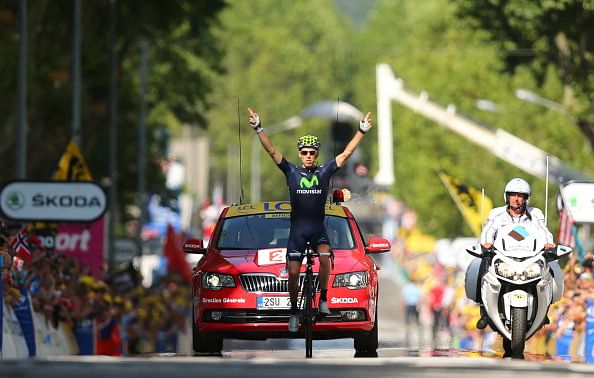 Rui Costa wins 16th stage of Tour de France