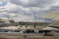 Sao Paulo World Cup stadium over 80 percent complete