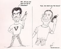 Comic: Virat Kohli calls MS Dhoni