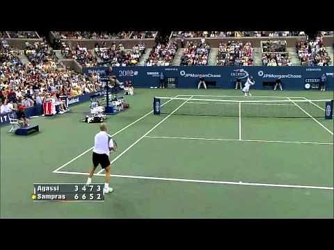 Video: Pete Sampras vs Andre Agassi, US Open 2002 Final - Highlights