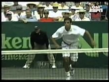Video: Pete Sampras 'slam dunks'