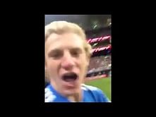 Video: A fan jumps onto the field during Real vs Inter friendly match