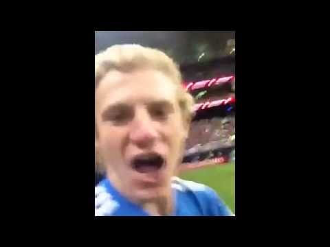 Video: A fan jumps onto the field during Real vs Inter friendly match