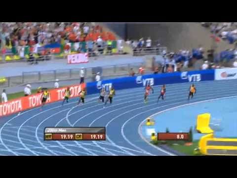 Video: Usain Bolt completes sprint double with 200m victory in Moscow