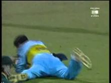 Video: Rahul Dravid takes a blinder against Pakistan