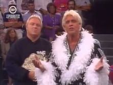 Ric Flair's first WWF appearance with the NWA World Title
