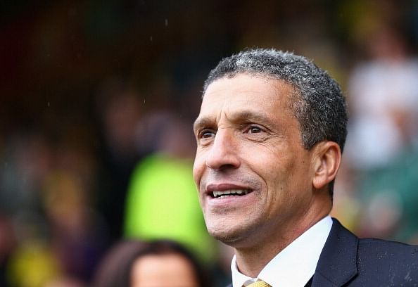 Chris Hughton of Norwich City. (Getty Images)