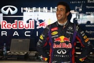 Daniel Ricciardo prepares to drive for Red Bull Racing during the young drivers test at Silverstone Circuit on July 18, 2013 in Northampton, England. (Getty Images)
