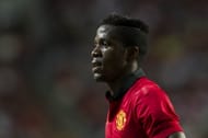 Wilfried Zaha of Manchester United looks on during the friendly against Kitchee at Hong Kong Stadium on July 29, 2013 in So Kon Po, Hong Kong. (Getty Images)