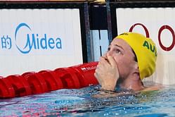 Campbell wins 100m women's freestyle