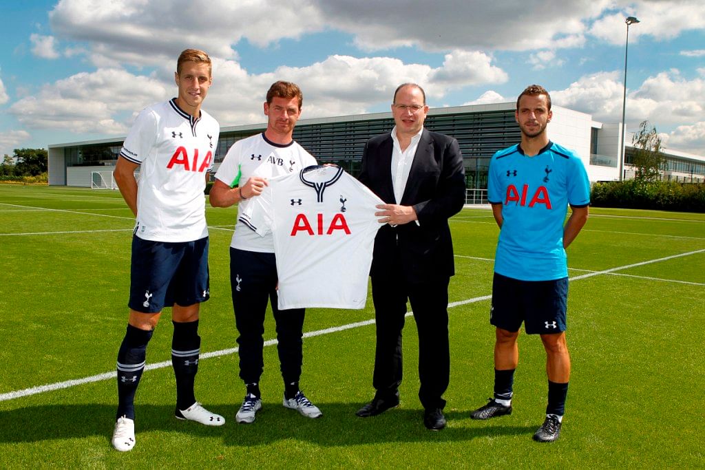 Spurs cheap sponsor aia