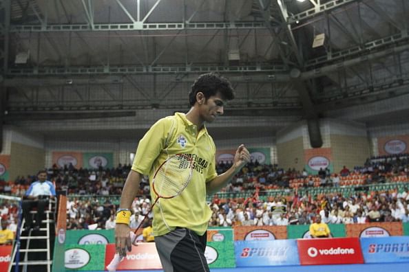 Hyderabad Hotshots player Ajay Jayaram. (Getty Images)