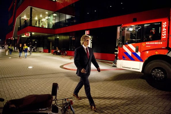 AZ Alkmaar - Atromitos Europa League match abandoned due to fire