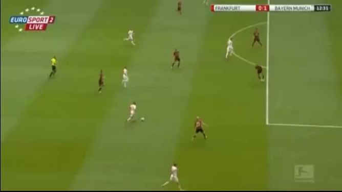 Video: Frankfurt 0-1 Bayern Munich