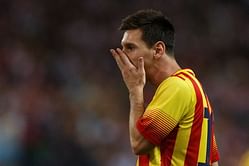 Barcelona sweat on Lionel Messi injury