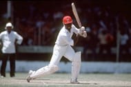 Sport. Cricket. pic: March 1981. Bridgetown, Barbados. 3rd Test Match. West Indies beat England by 298 runs. Desmond Haynes, West Indies.