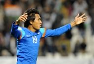 India's midfielder Gouramangi Singh cele