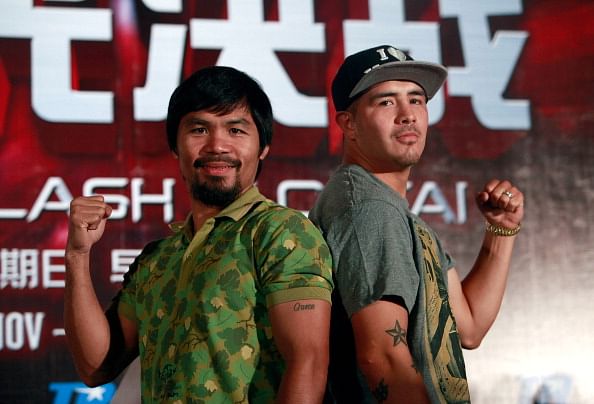Snippets from Manny Pacquiao vs Brandon Rios buildup in China this week