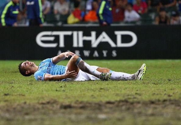 Manchester City's Nastasic sidelined for a month