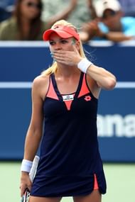 Agnieszka Radwanska of Poland celebrates winning her women's singles third round match against Anastasia Pavlyuchenkova of Russia on Day Five of the 2013 US Open at USTA Billie Jean King National Tennis Center on August 30, 2013 in the Flushing neighborhood of the Queens borough of New York City. (Getty Images)