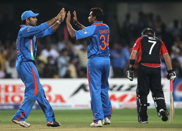 Yuvraj Singh and Zaheer Khan in intense training camp in France