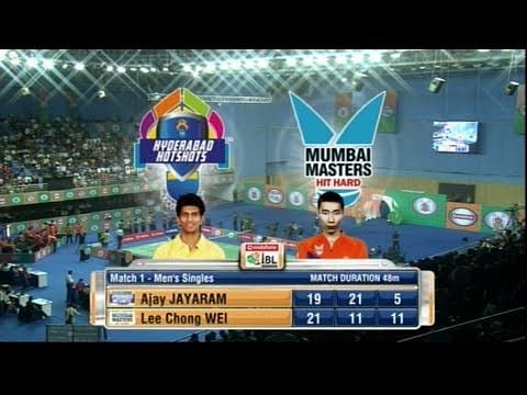 Video: Ajay Jayaram takes a set off Lee Chong Wei